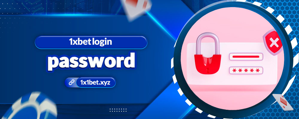 1xbet login password